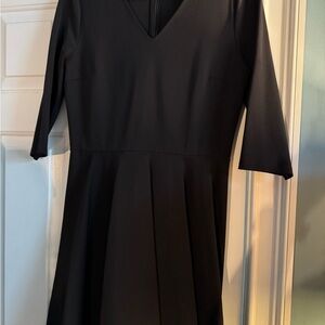 Diane Von Furstenberg Black Long Sleeve Dress